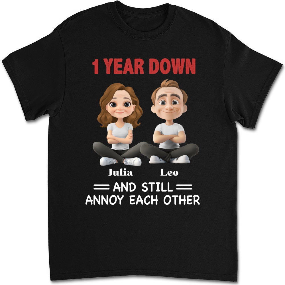Custom Christmas Anniversary Keepsake Gifts For Husband • Annoy Each Other - Personalized Shirt