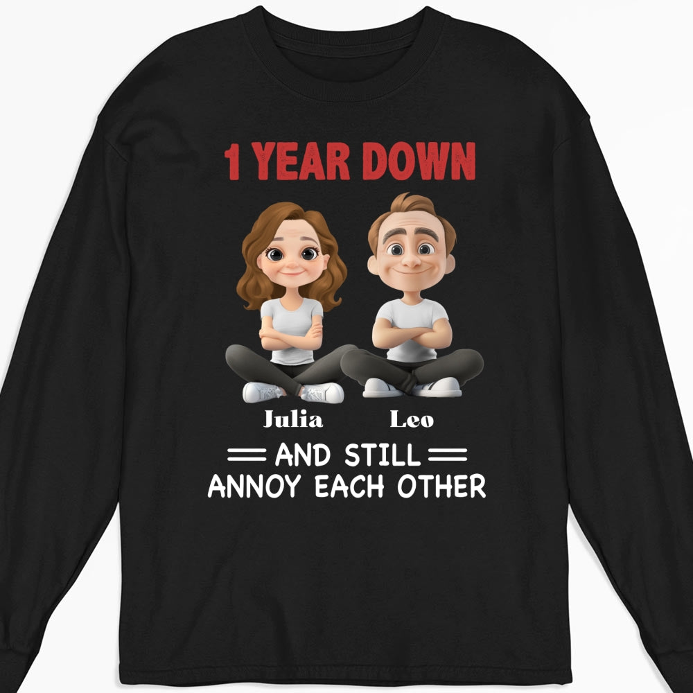 Custom Christmas Anniversary Keepsake Gifts For Husband • Annoy Each Other - Personalized Shirt