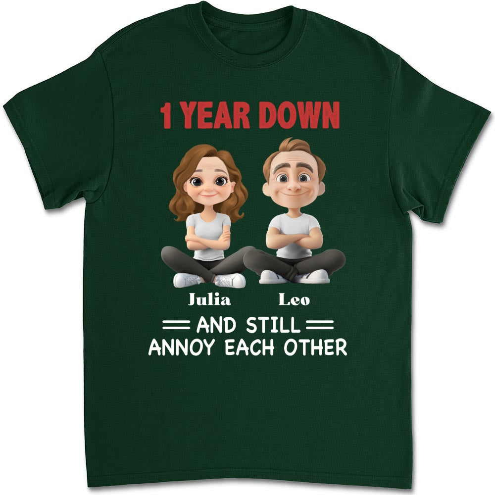Custom Christmas Anniversary Keepsake Gifts For Husband • Annoy Each Other - Personalized Shirt