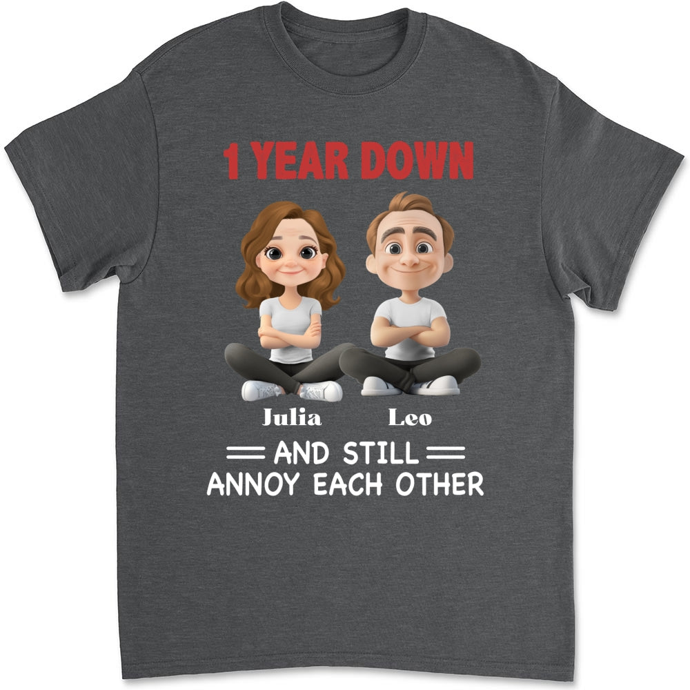 Custom Christmas Anniversary Keepsake Gifts For Husband • Annoy Each Other - Personalized Shirt