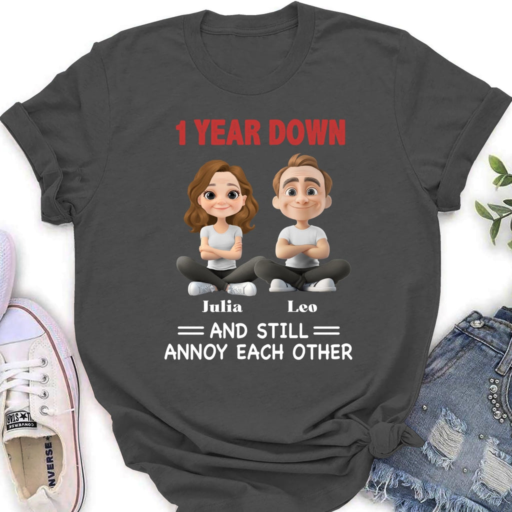 Custom Christmas Anniversary Keepsake Gifts For Husband • Annoy Each Other - Personalized Shirt