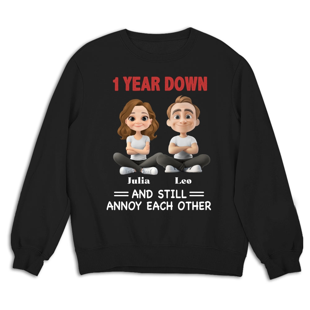 Custom Christmas Anniversary Keepsake Gifts For Husband • Annoy Each Other - Personalized Shirt