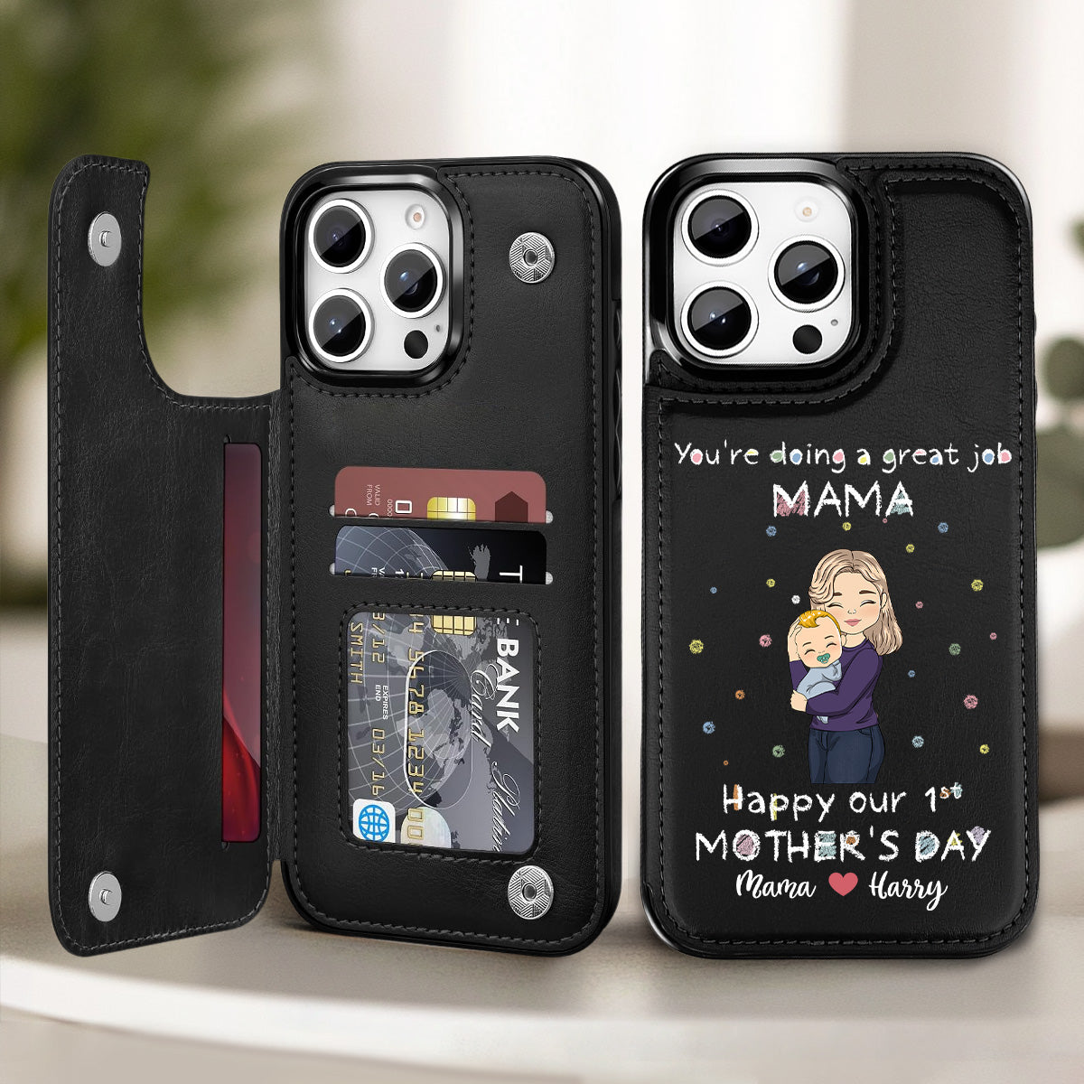 You Are Doing A Great Job - Personalized Leather Phone Case