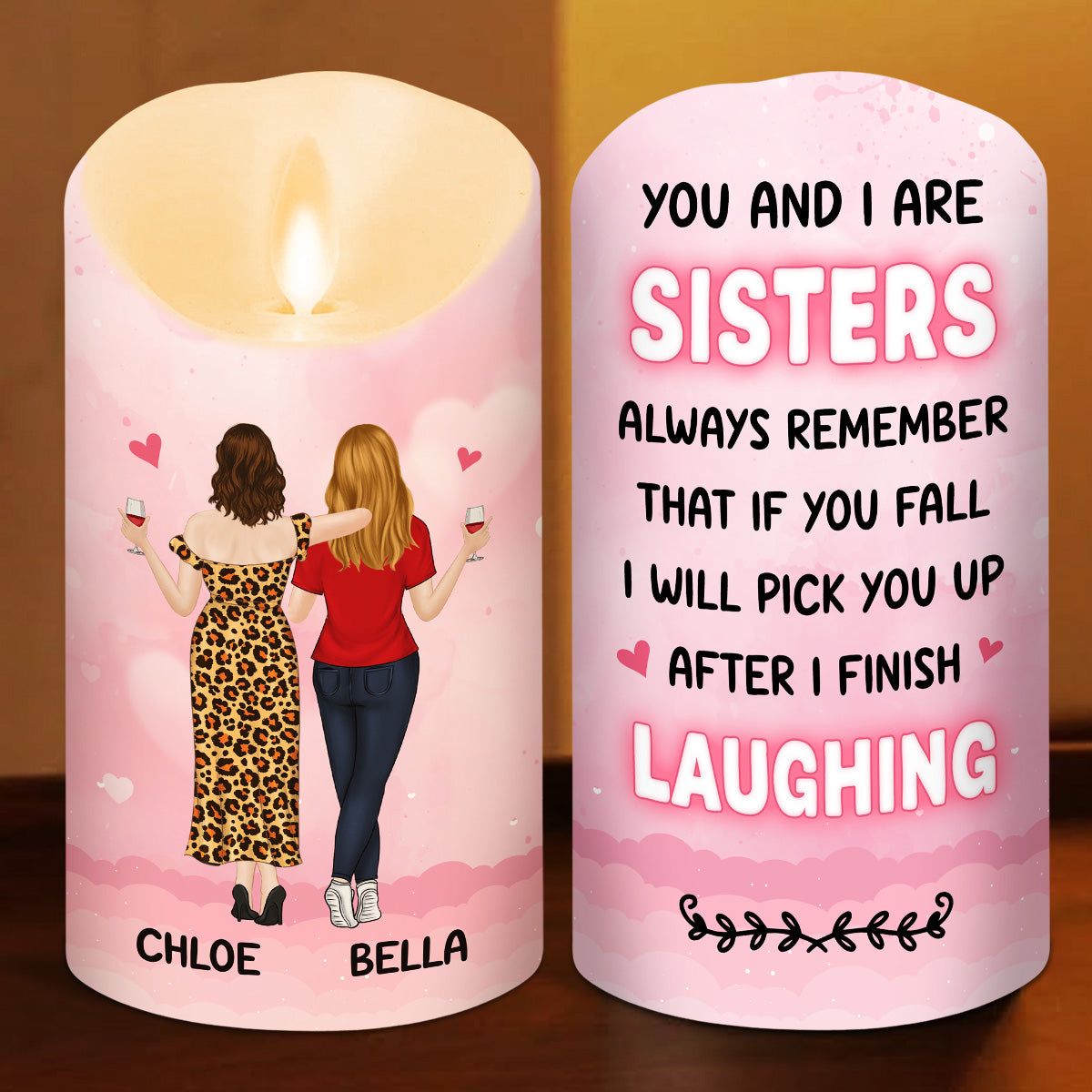 You And I - Personalized LED Candle