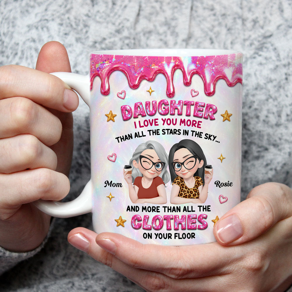 Custom Christmas & Birthday Gift for Daughter • Endless Love For My Daughter - Personalized Coffee Mug