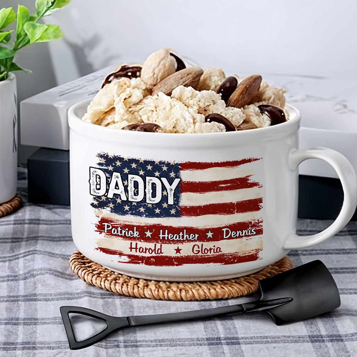 Best Dad - Personalized Ceramic Bowl