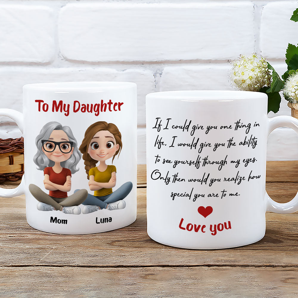 Custom Christmas & Birthday Gift for Daughter • How Special You Are - Personalized Coffee Mug