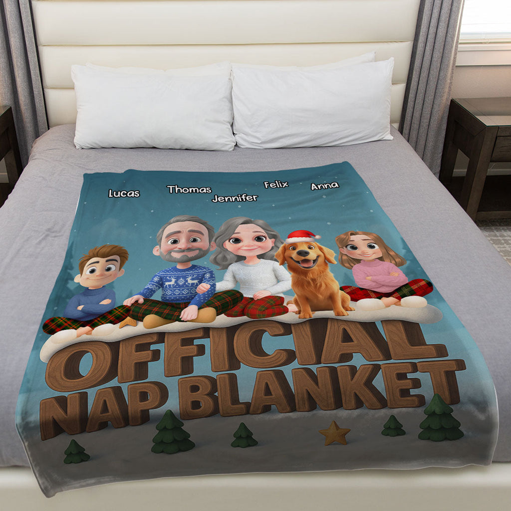 As A Family Now Onwards - Personalized Fleece Blanket