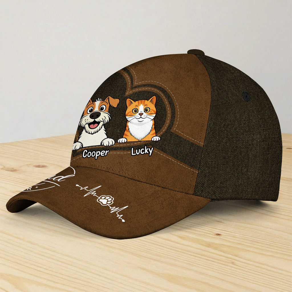 Happiness Starts With Pet- Personalized Classic Cap
