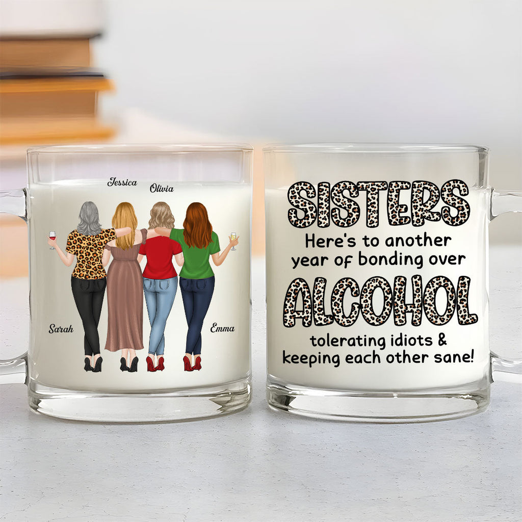 Custom Best Friend, Christmas & Birthday Friendship Keepsake Gift • Alcohol Tolerating - Personalized Glass Mug