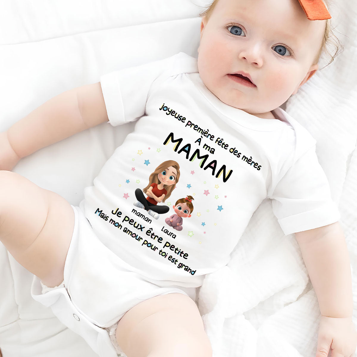 Notre Première Fête des Mères - Body Bébé Personnalisé