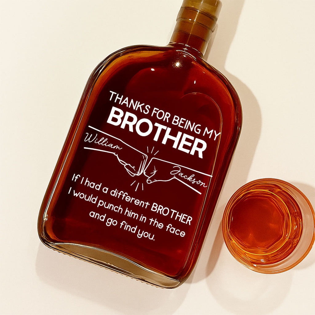 Being My Brother - Personalized Spirits Decanter