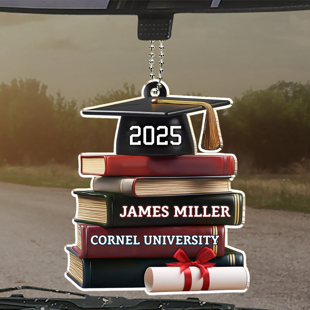 Graduation Gift - Personalized Car Ornament