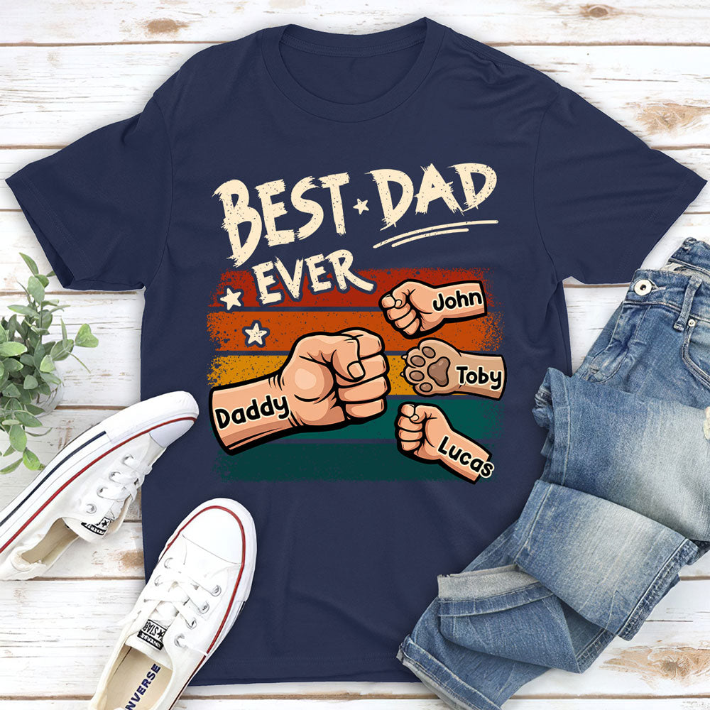 Custom Father's Day, Special Gift for Dad & Grandpa • My Best Daddy - Personalized Shirt - Sweatshirt