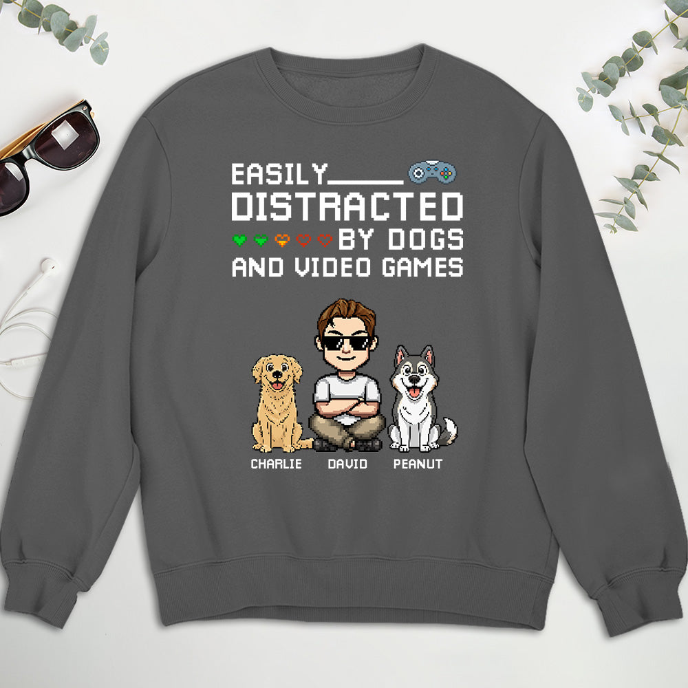 Custom Christmas Anniversary Keepsake Gifts For Husband • Pause Game Pet Dog - Personalized Shirt