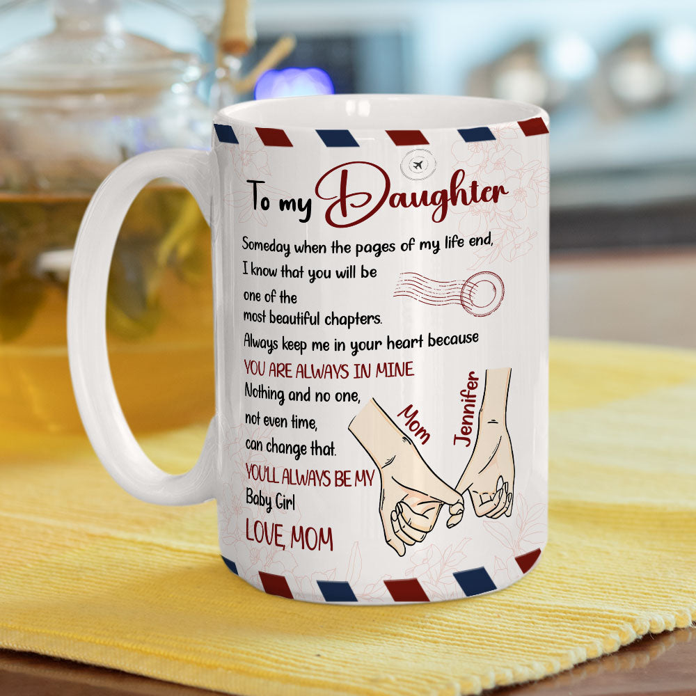 Custom Christmas & Birthday Gift for Daughter • The Most Beautiful Chapters - Personalized Mug