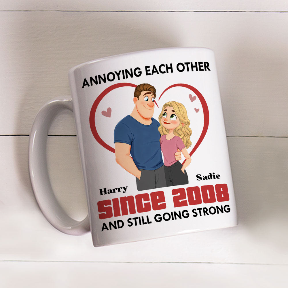 Custom Anniversary Keepsake Gifts For Couple • No Returns Or Refund - Personalized Coffee Mug