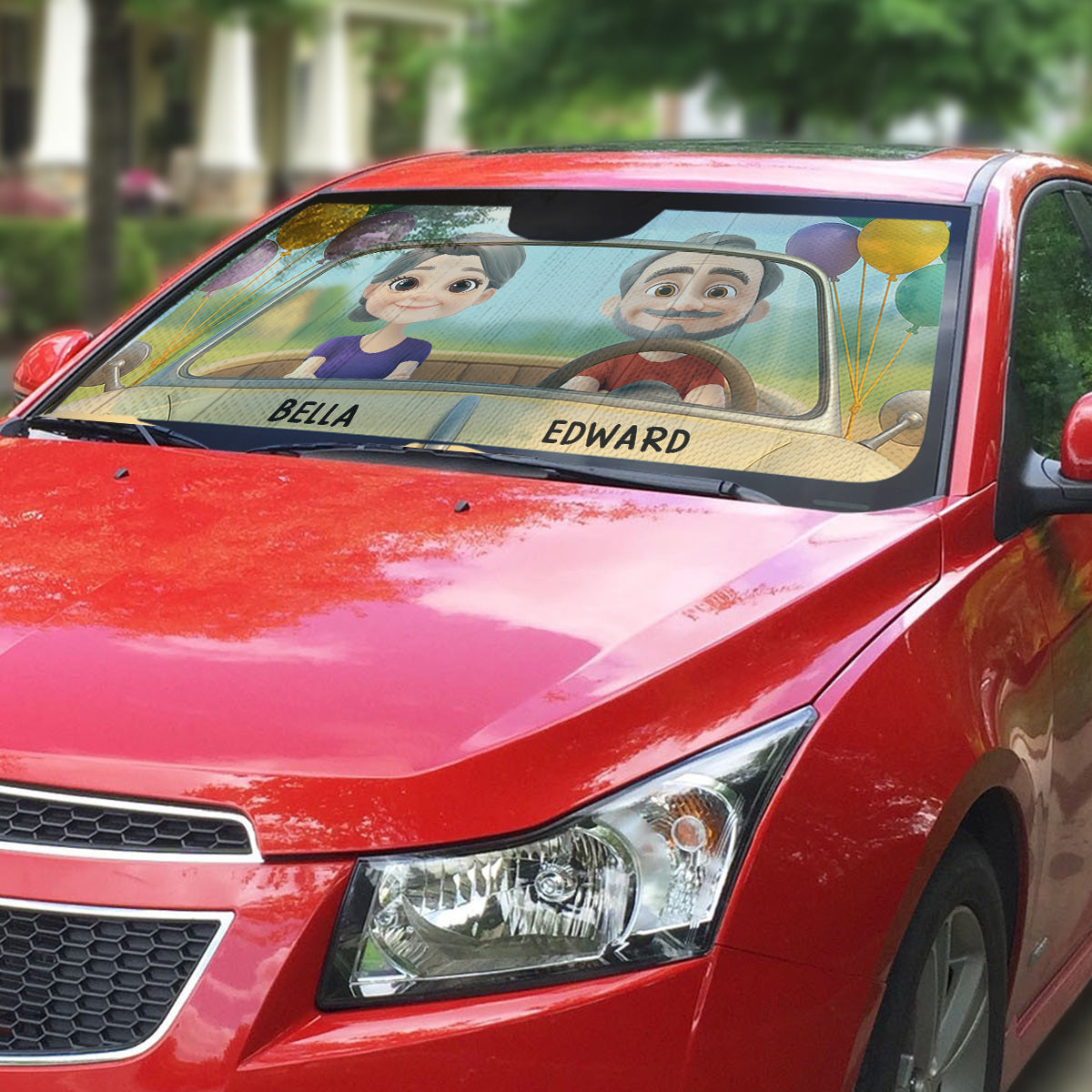 Forever Ride Together - Personalized Car Sunshade