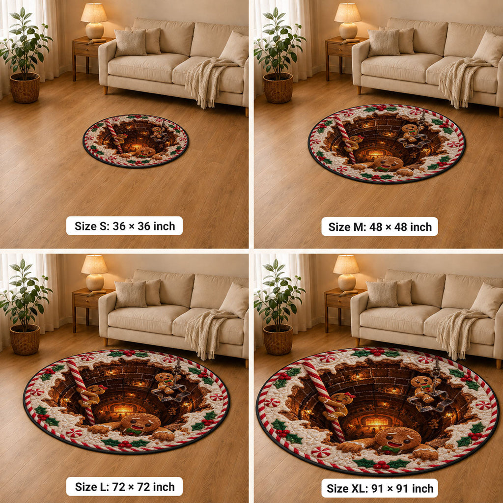 Custom Family Name Christmas Rug, Holiday Decor Gift for Family Members • Our Christmas Story - Personalized Quilted Mat