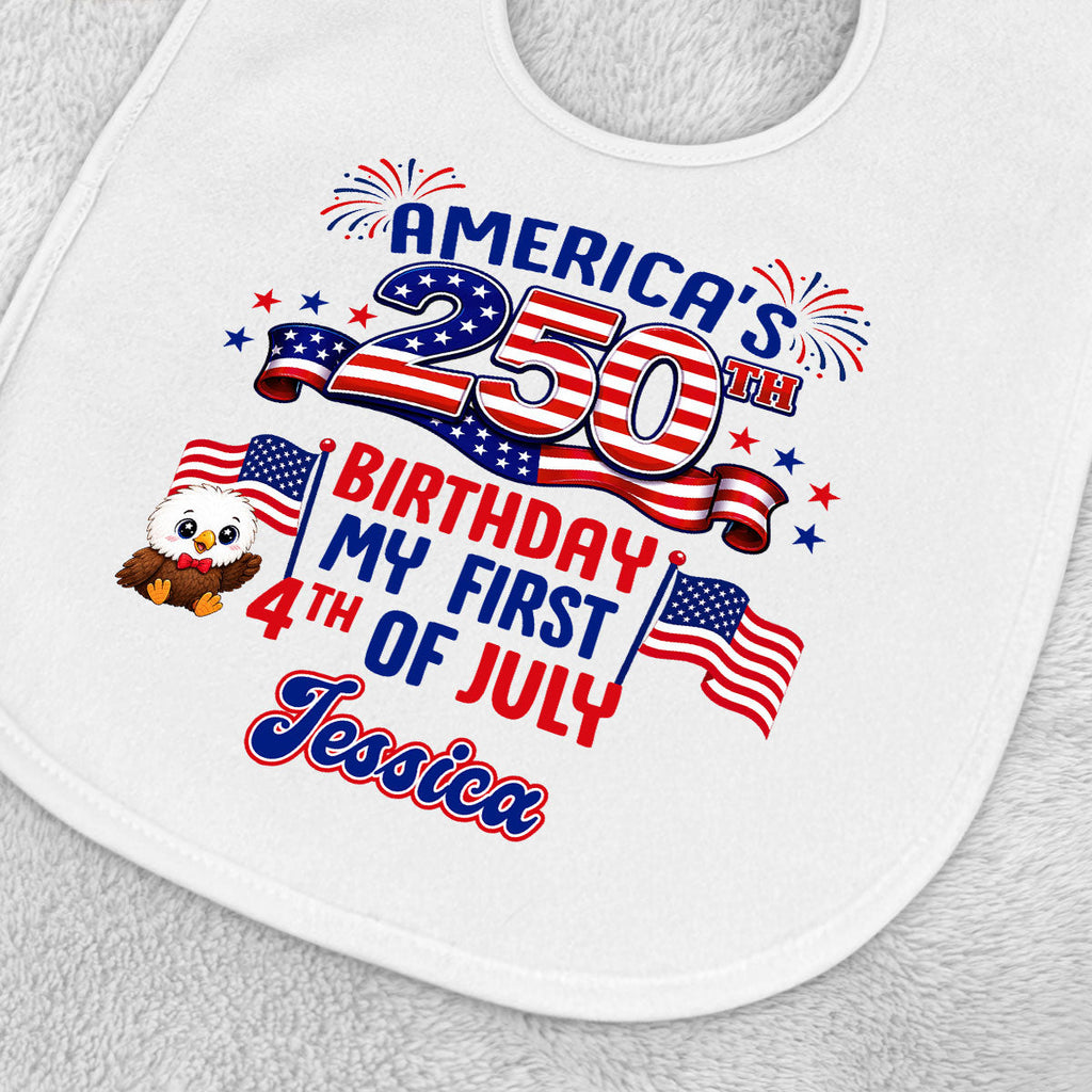 The First I Will Remember - Personalized Baby Bib