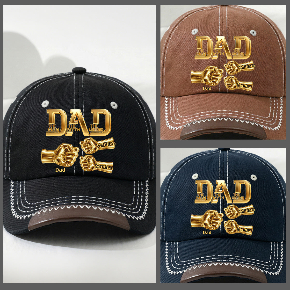 The Legend - Personalized Vintage Soft Baseball Cap