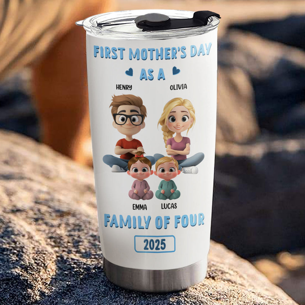 Custom First Mother's Day Birthday Gifts For Wife • First Mother Day - Personalized Tumbler