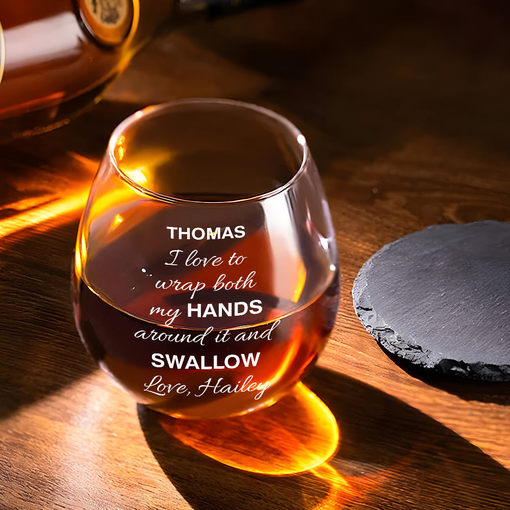 Love It - Personalized Wine Glass
