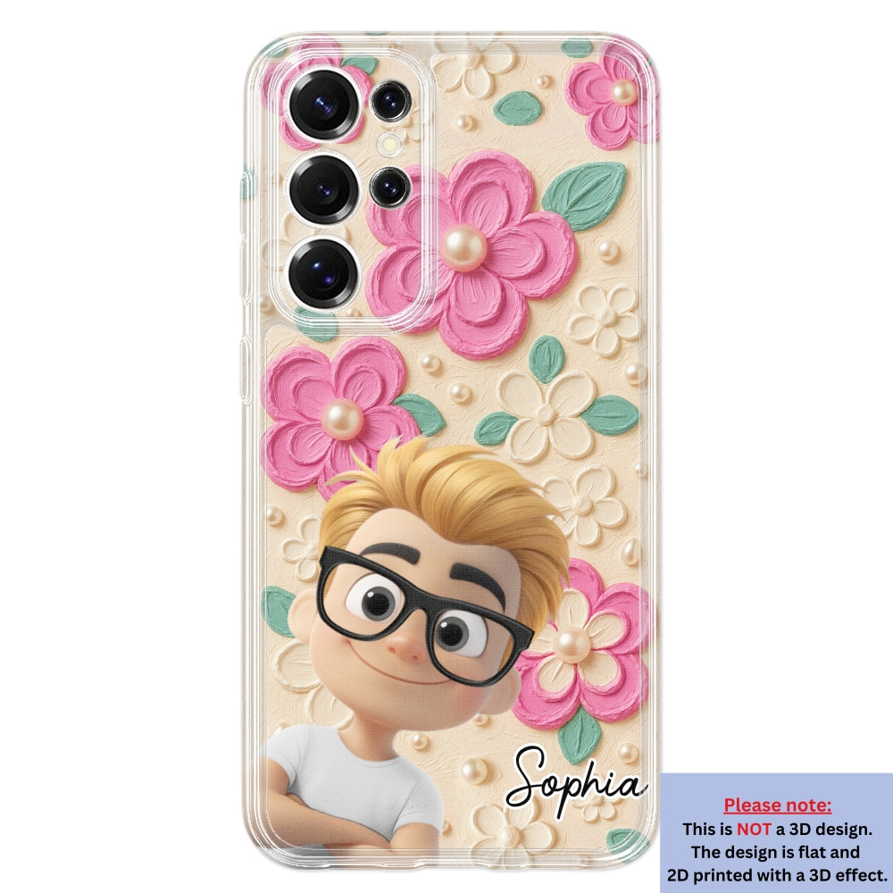 Proud Of Being Grandma - Personalized 3D Effect Phone Case