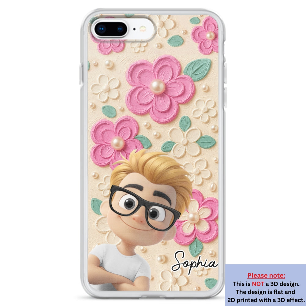 Proud Of Being Grandma - Personalized 3D Effect Phone Case