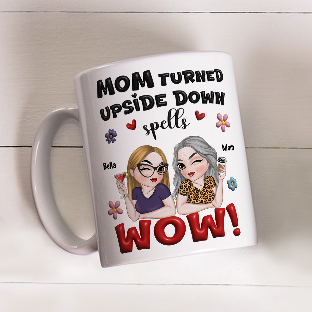 Custom Mother's Day Gift for Mom & Grandma • Mom You Are Truly Wow - Personalized 3D Inflated Effect Mug