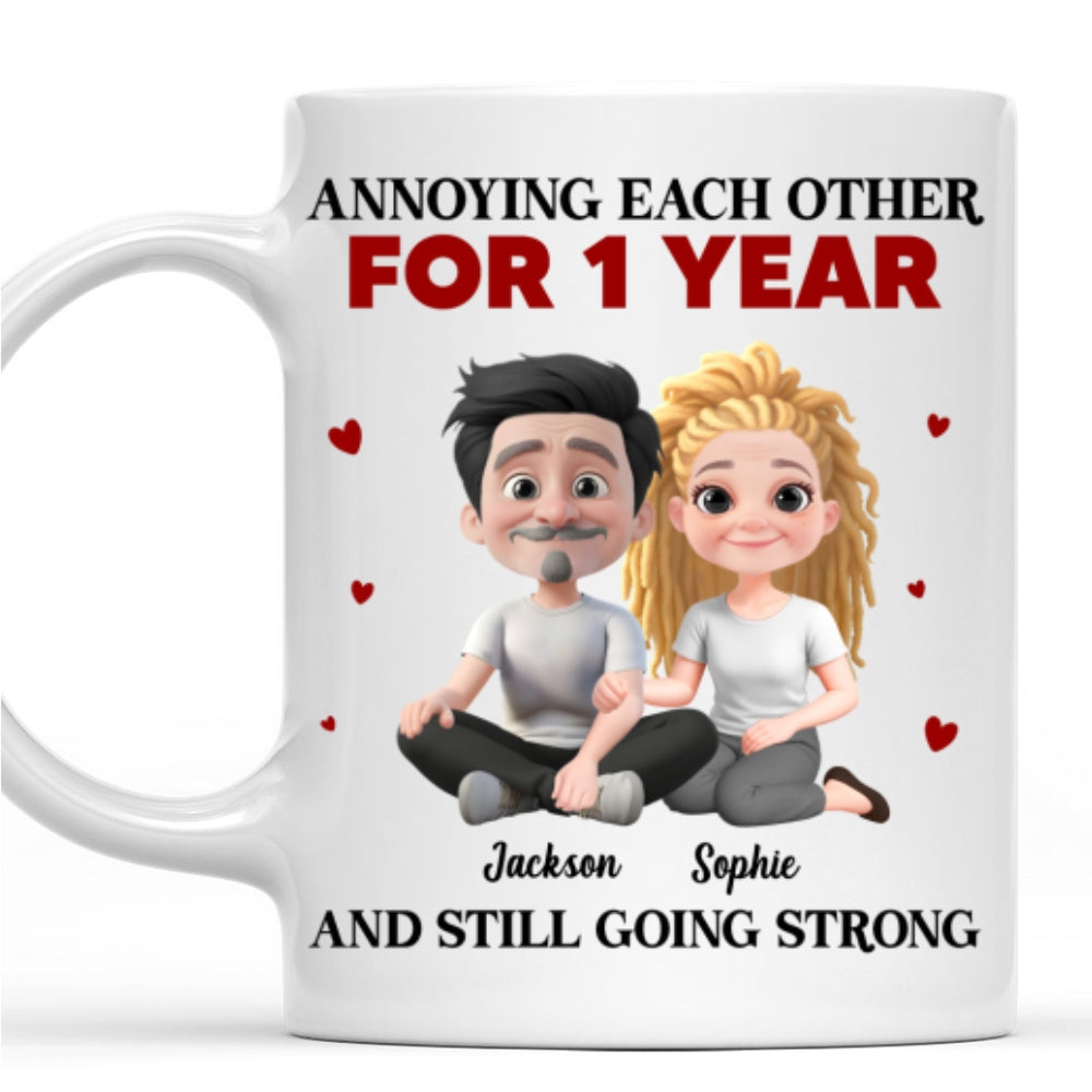 Custom Anniversary Keepsake Gifts For Couple • Couple Annoying For Years - Personalized Coffee Mug