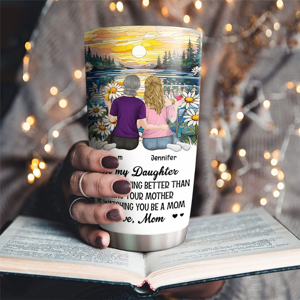 Custom Christmas Birthday Gifts For Mom • To My Daughter Version 2 - Personalized Tumbler