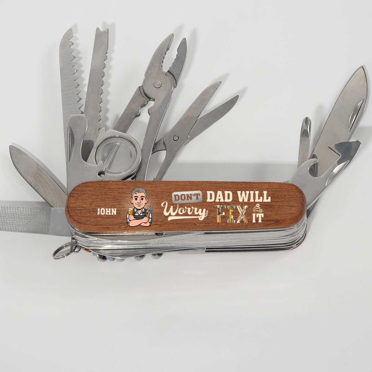 Dad Will Fix It - Personalized Pocket Multi Tool