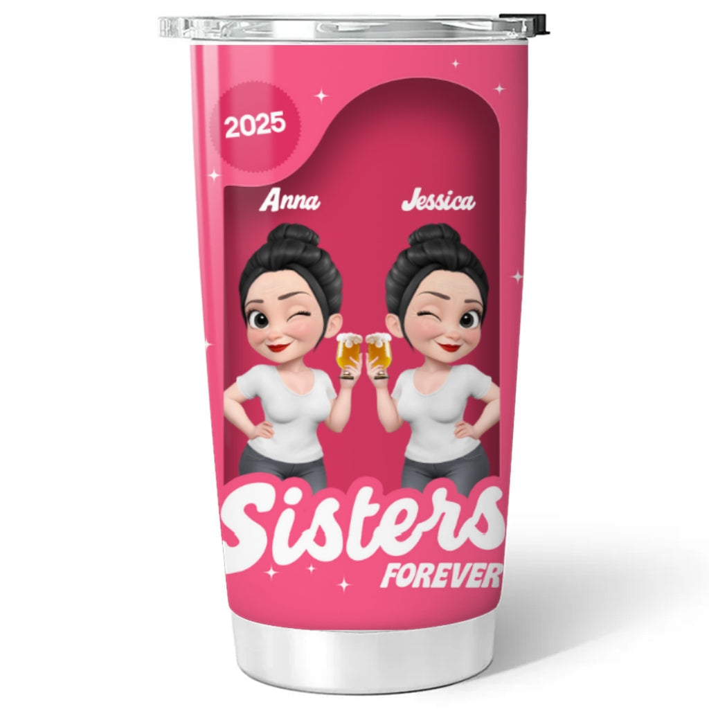 Sisters Besties Forever Box - Personalized Tumbler