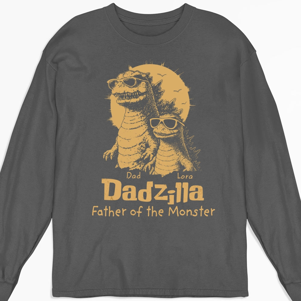 Custom Father's Day, Special Gift for Dad & Grandpa • Father Of The Monsters - Personalized Shirt