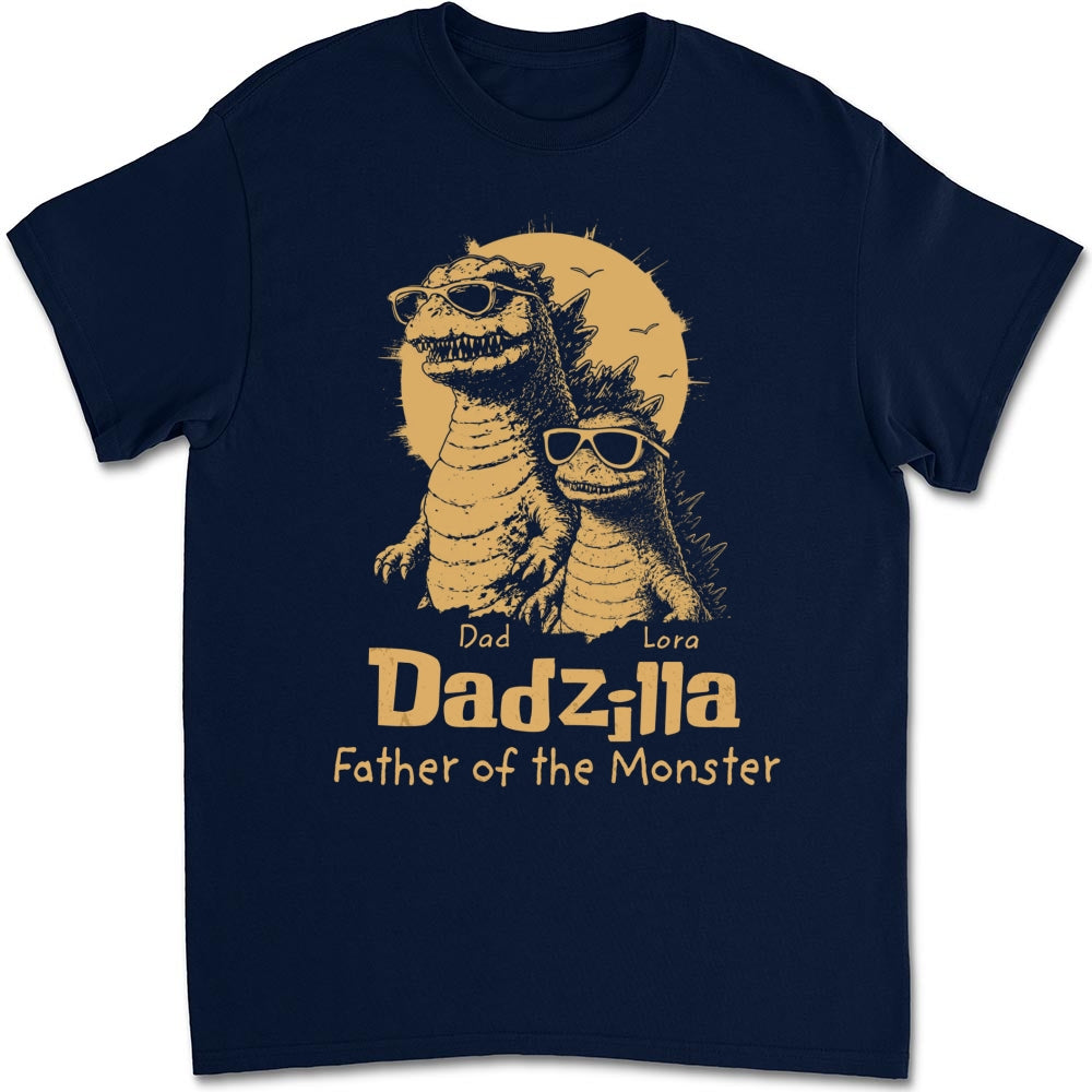 Custom Father's Day, Special Gift for Dad & Grandpa • Father Of The Monsters - Personalized Shirt