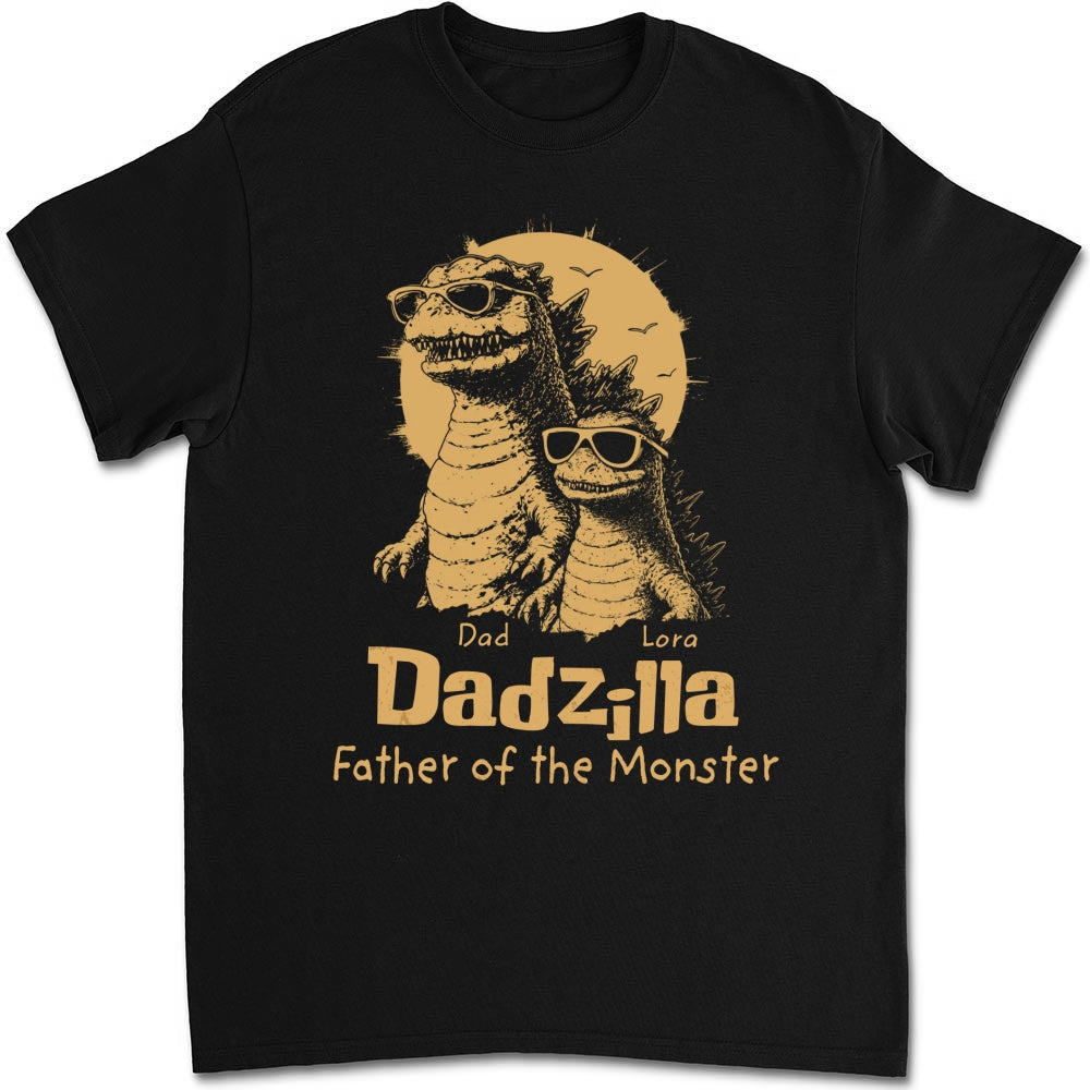 Custom Father's Day, Special Gift for Dad & Grandpa • Father Of The Monsters - Personalized Shirt