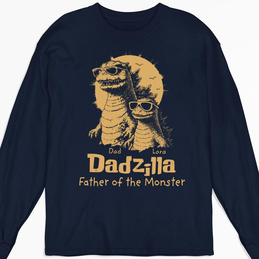 Custom Father's Day, Special Gift for Dad & Grandpa • Father Of The Monsters - Personalized Shirt
