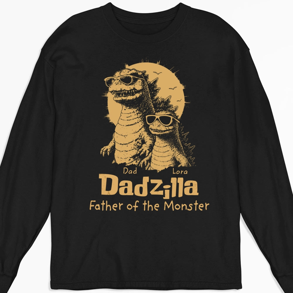 Custom Father's Day, Special Gift for Dad & Grandpa • Father Of The Monsters - Personalized Shirt