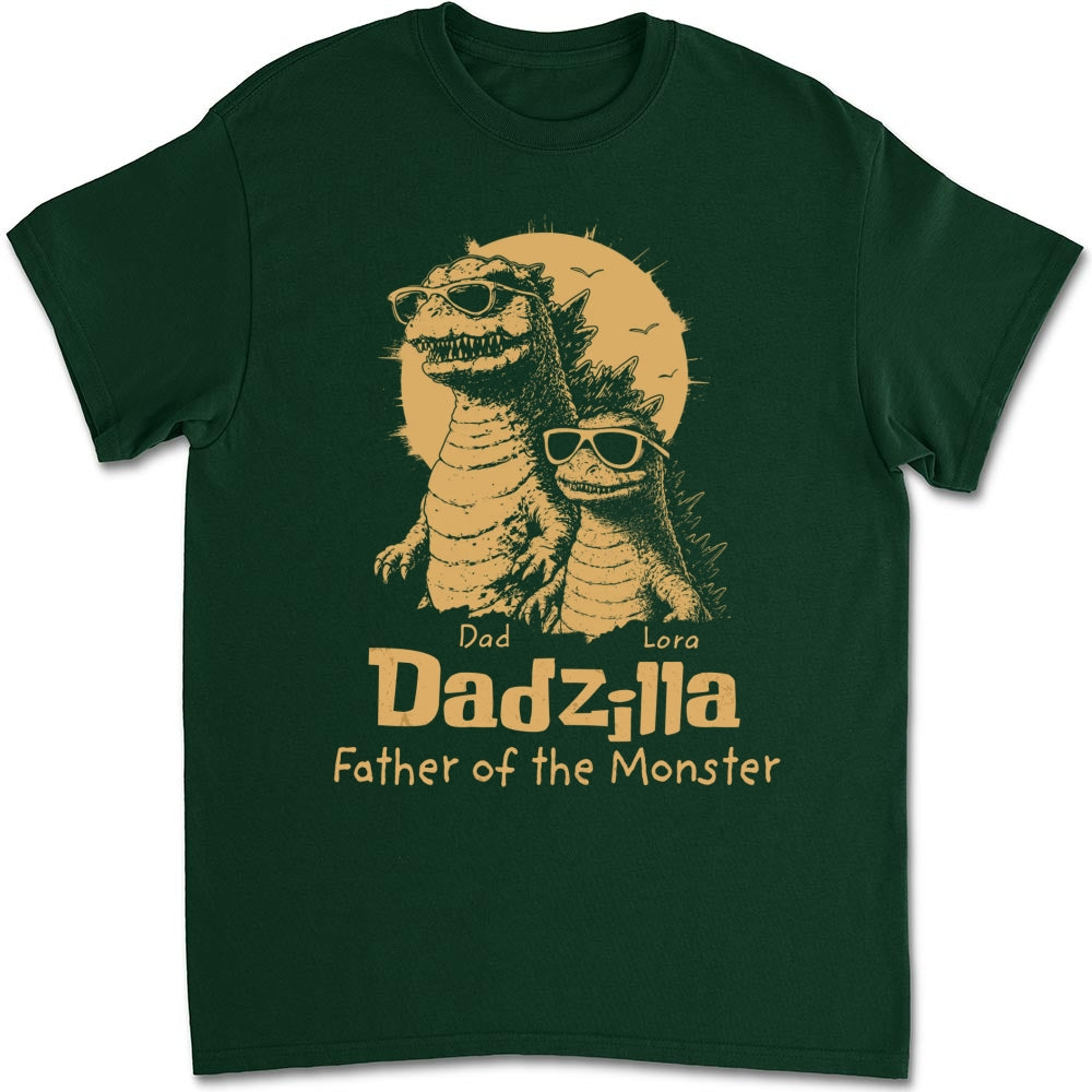 Custom Father's Day, Special Gift for Dad & Grandpa • Father Of The Monsters - Personalized Shirt