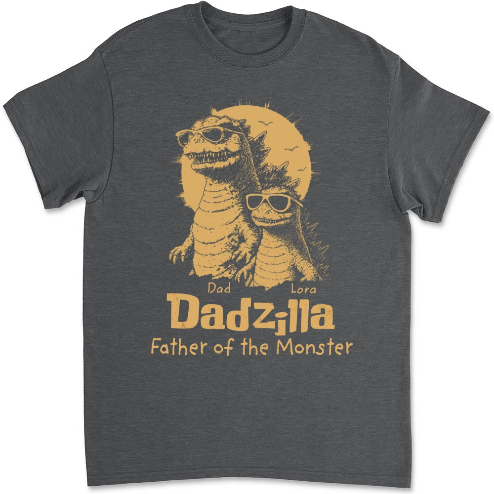 Custom Father's Day, Special Gift for Dad & Grandpa • Father Of The Monsters - Personalized Shirt