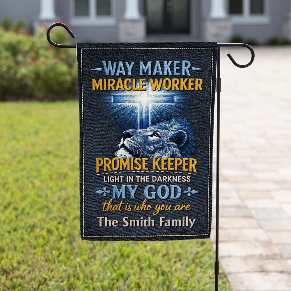 Way Maker - Personalized Flag