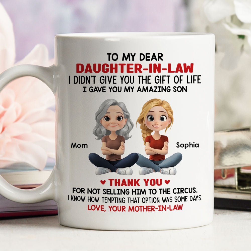 Custom Christmas & Birthday Keepsake Gift • The Gift Of Life - Personalized Coffee Mug