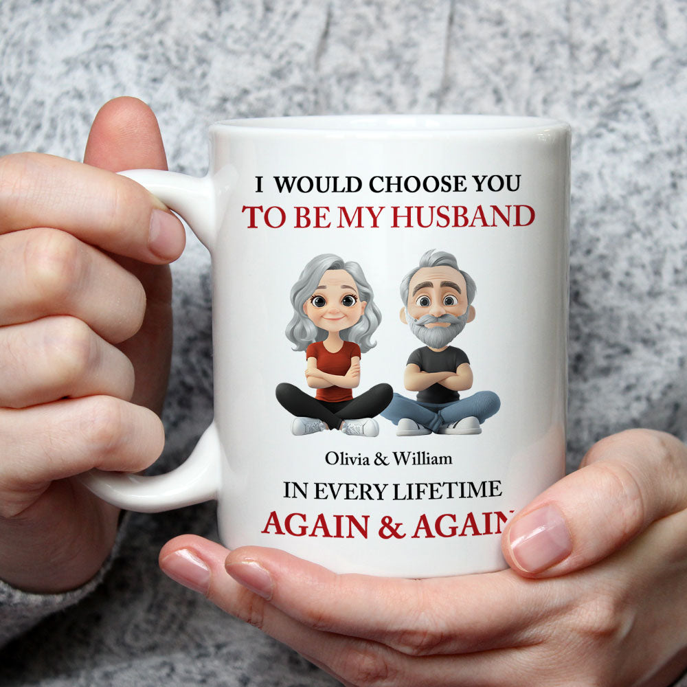 Custom Anniversary Keepsake Gifts For Couple • I Choose You - Personalized Coffee Mug