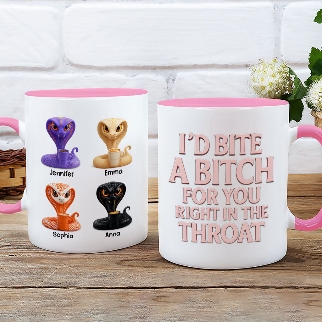 Custom Best Friend, Christmas & Birthday Friendship Keepsake Gift • Bite For You - Personalized Accent Mug