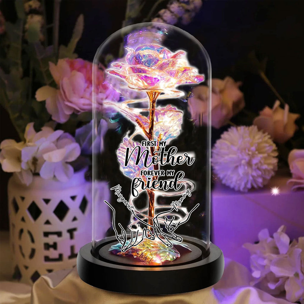 Forever My Friend - Personalized Sparkly Rose