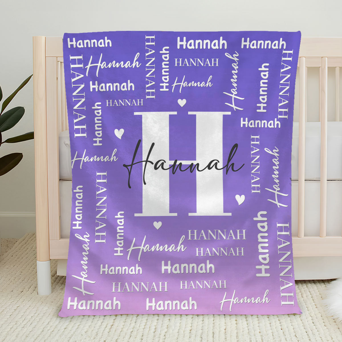 Sweet Little Names - Personalized Fleece Blanket