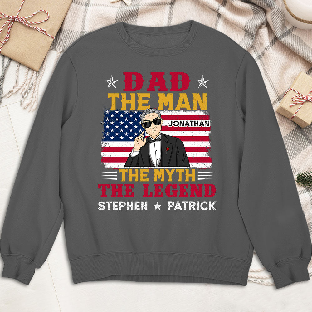 Custom Christmas & Birthday Gift for Dad, Grandpa • Dad You Are The Legend - Personalized Shirt