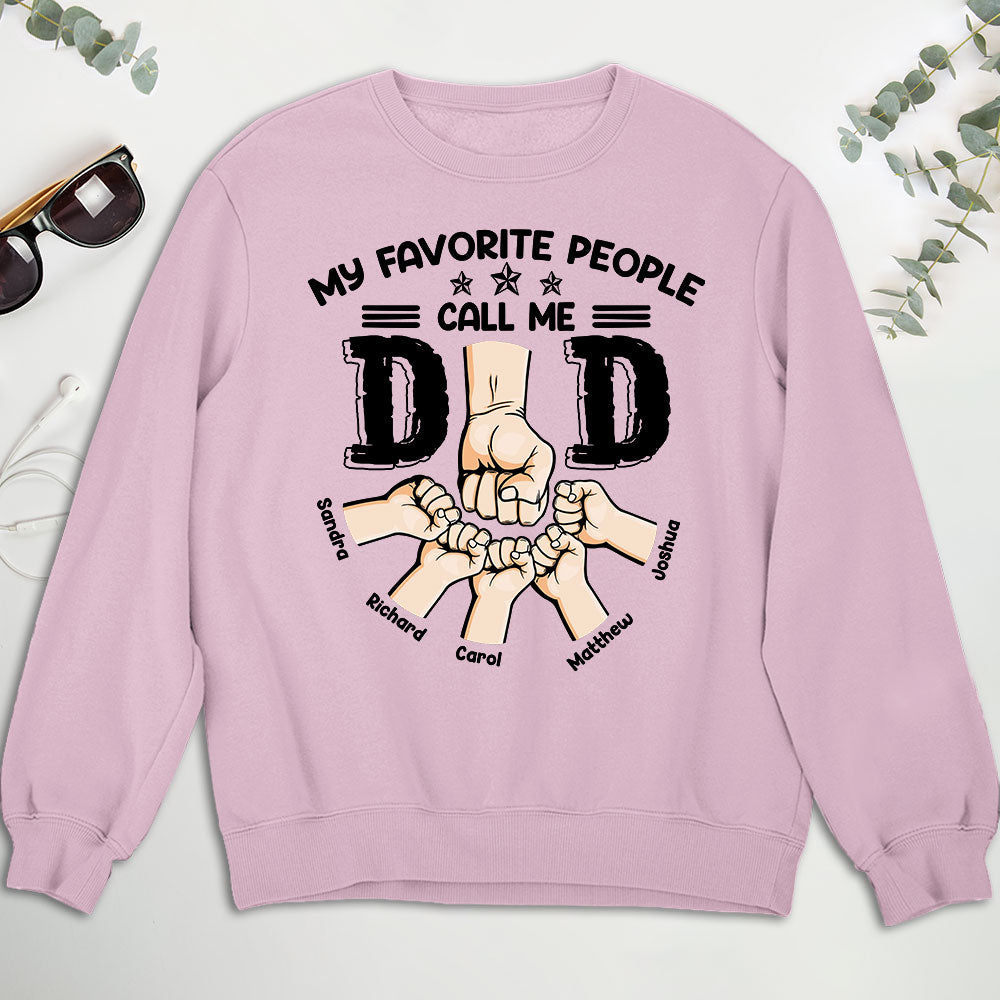 Custom Christmas & Birthday Keepsake Gift • People Call Me Dad - Personalized Shirt