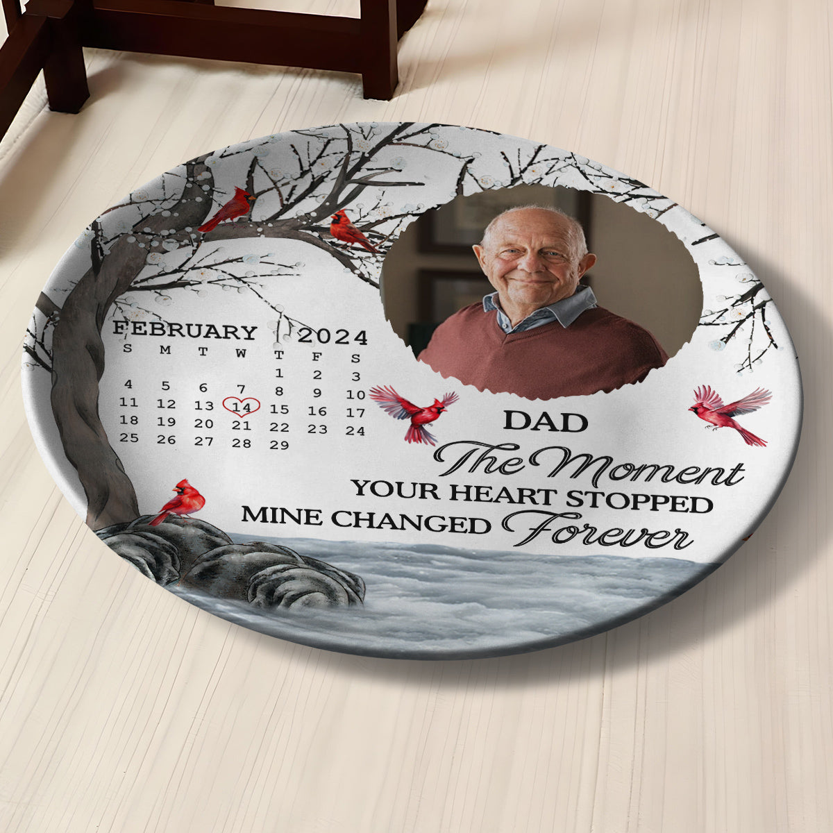 My Heart Changed Forever - Personalized Plate